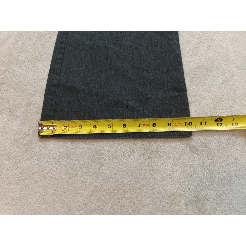 New York & Company Women's Size 6 Petite Gray Flared Dress Pants Stretch
